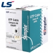 LS전선 CAT.6A UTP Slim 케이블 300m (28AWG/단선/화이트) UTP-A-C6G-E1VP-M 28AWG WH